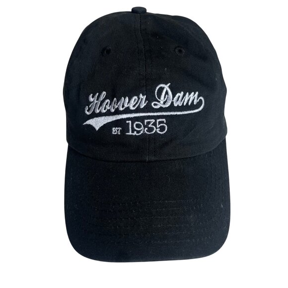 Hoover Dam Baseball Hat Est. 1935 Embroidered Black New - Picture 3 of 9
